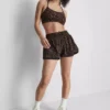 Geweven luipaard-Shorts