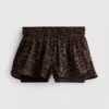 Geweven luipaard-Shorts
