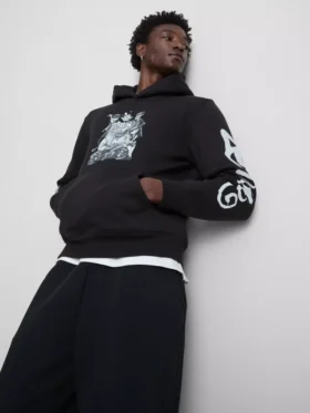 Gorillaz-hoodie met print