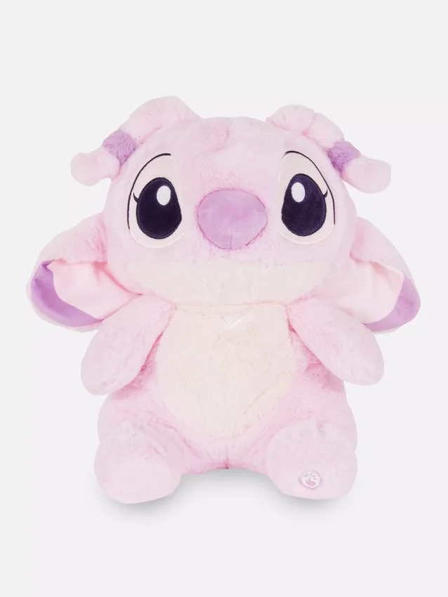 Grote knuffel van Disney's Stitch als engel
