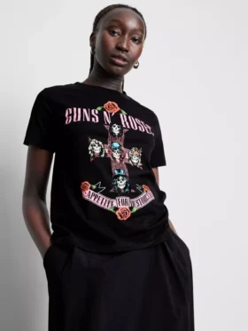 Guns N’ Roses katoenen album-muziek-T-shirt