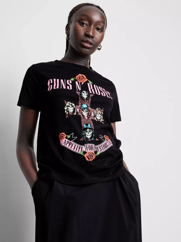 Guns N' Roses katoenen album-muziek-T-shirt