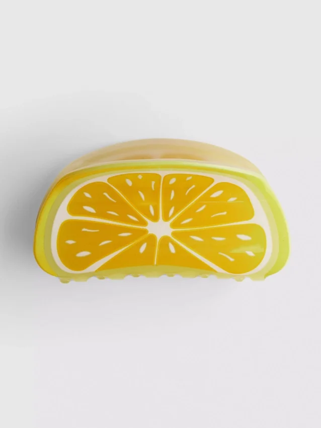 Haarspeld met fruitschijfje