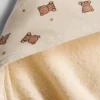 Handdoek met capuchon en beertjesprint