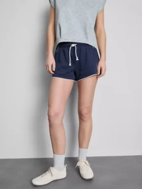 Hardloopshort van jersey met hoog katoengehalte