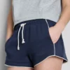 Hardloopshort van jersey met hoog katoengehalte