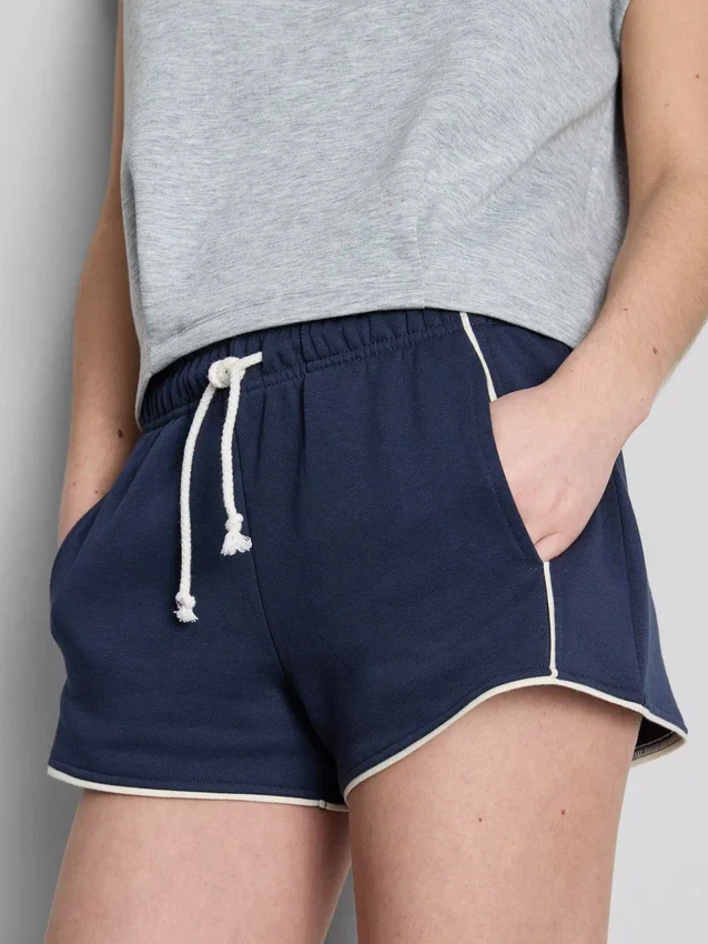Hardloopshort van jersey met hoog katoengehalte