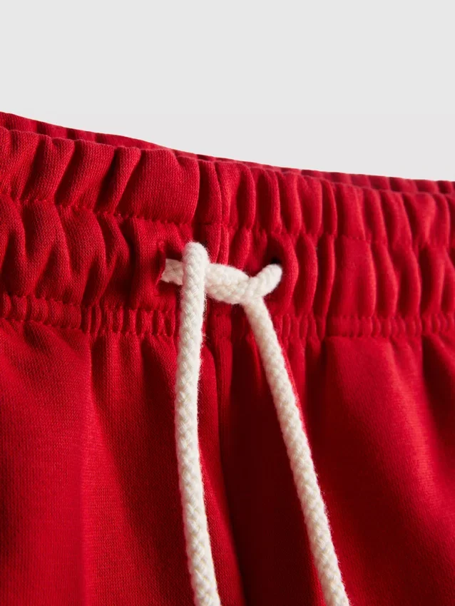 Hardloopshort van jersey met hoog katoengehalte
