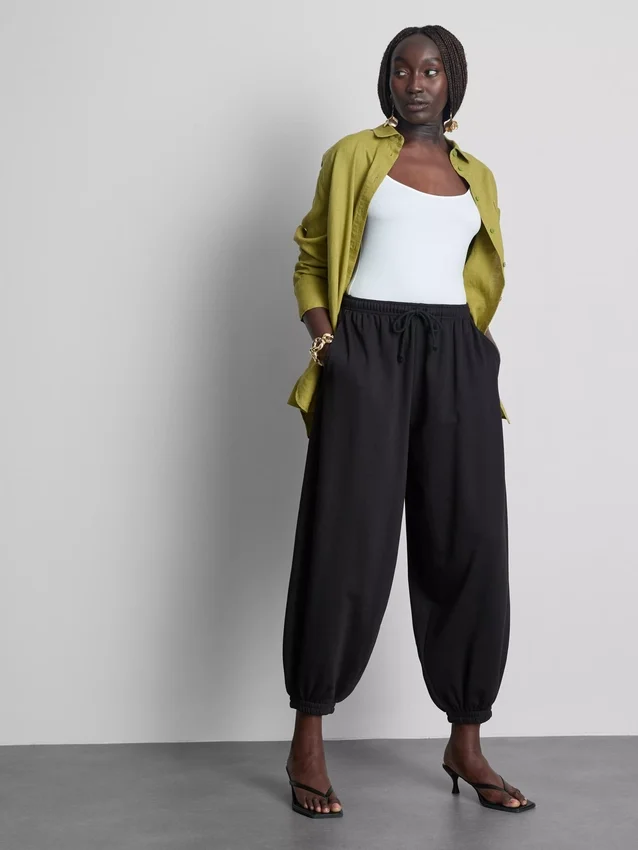 Harem-joggingbroek met hoog katoengehalte