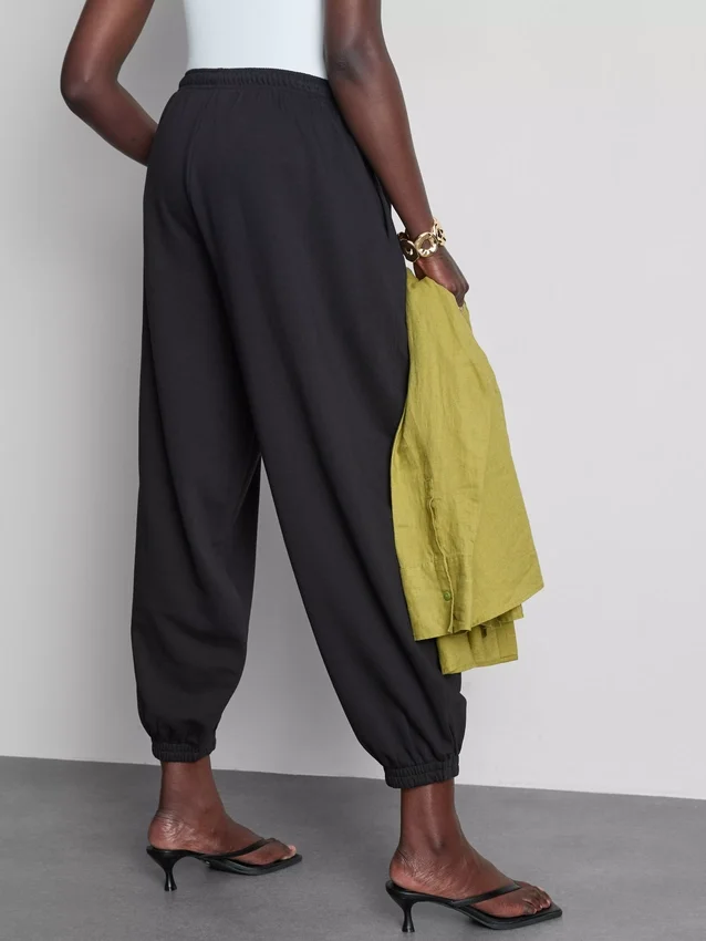 Harem-joggingbroek met hoog katoengehalte