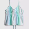 Heerlijk luieren in deze pastelkleurige pyjama-cami