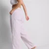 Heerlijk om in te luieren: gestreepte pyjamabroek met rechte pijpen