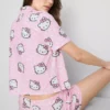 Hello Kitty korte boyfriend-pyjama's