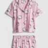 Hello Kitty korte boyfriend-pyjama's