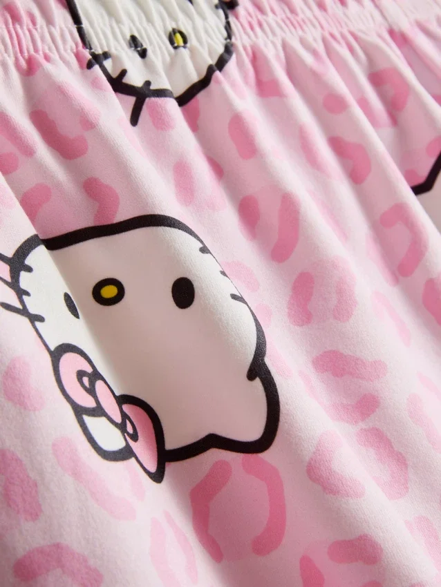 Hello Kitty korte boyfriend-pyjama's