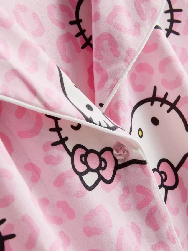 Hello Kitty korte boyfriend-pyjama's