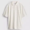 Het geribde poloshirt van The Edit