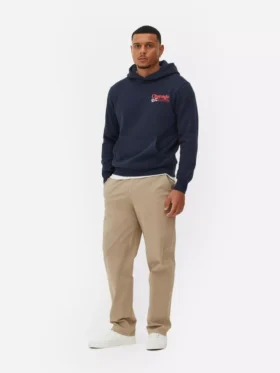Hoodie met ‘Chicago deep dish’-afbeelding