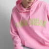 Hoodie met collegiale print, rijk aan katoen