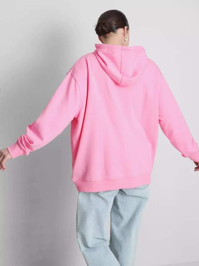 Hoodie met collegiale print, rijk aan katoen