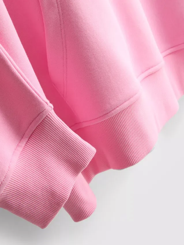 Hoodie met collegiale print, rijk aan katoen