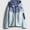 Hoodie met gelijmde ritssluiting