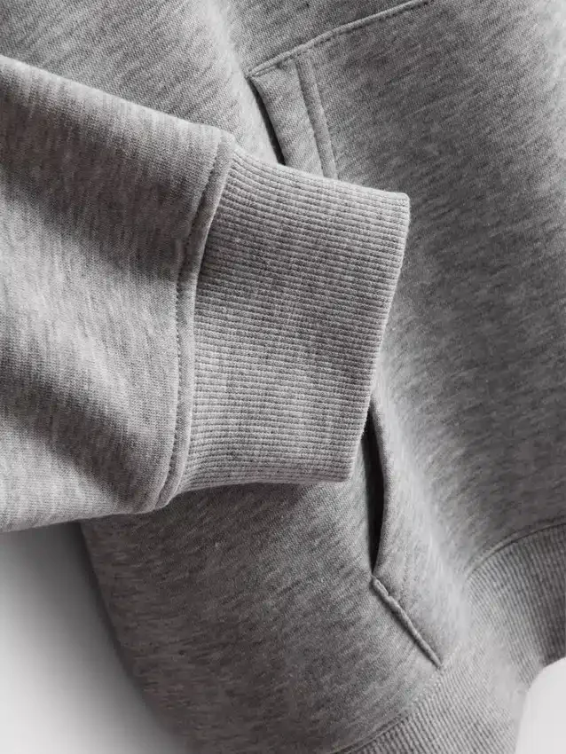 Hoodie met print van katoenmix