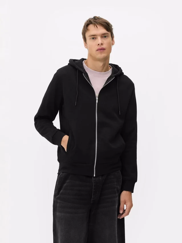 Hoodie met rits