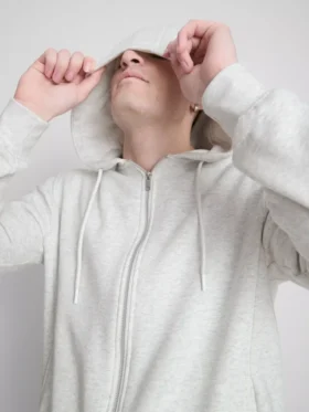 Hoodie met rits