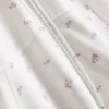 Hoodie met ritssluiting en bloemenprint, rijk aan katoen