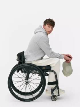 Hoodie van katoenmix