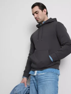 Hoodie van katoenmix