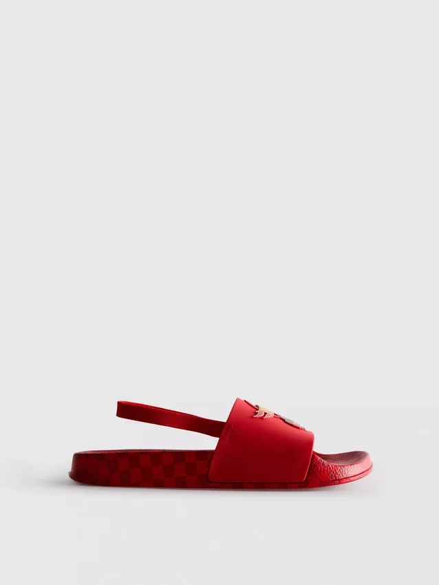 Hot Wheels-slippers met hielband