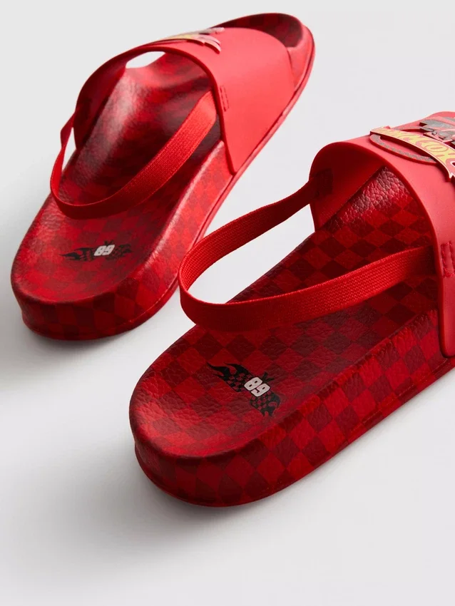 Hot Wheels-slippers met hielband
