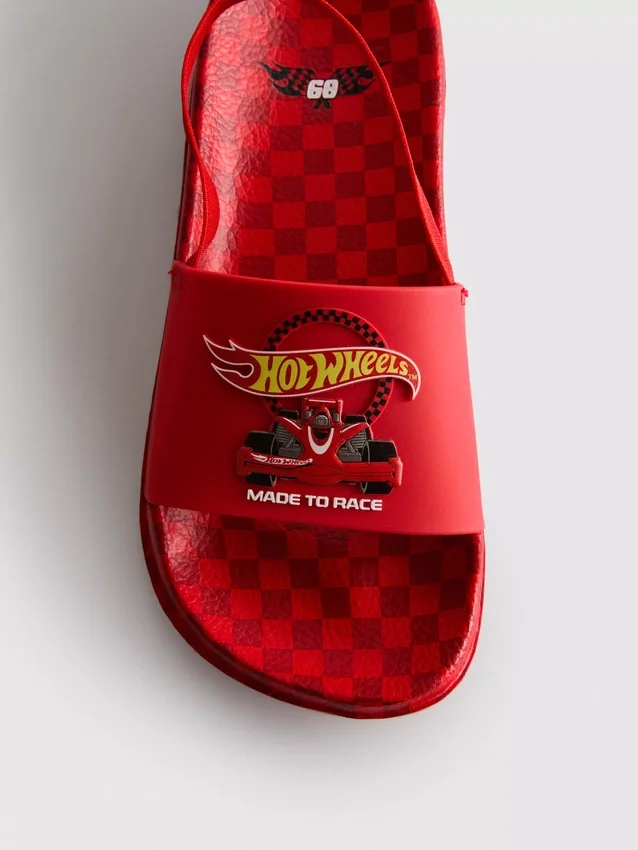 Hot Wheels-slippers met hielband