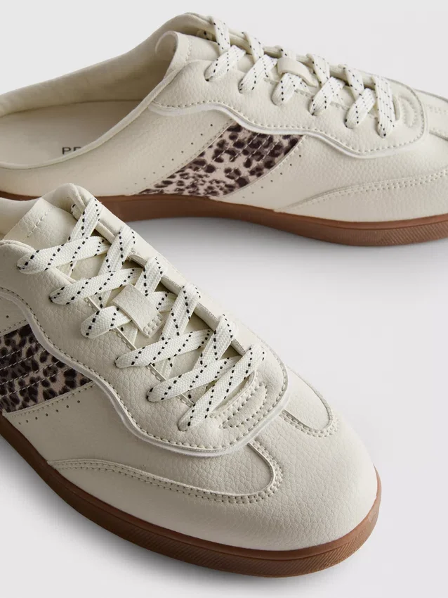 Instapsneakers met rubberen zool