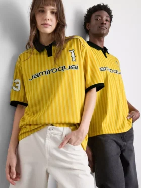 Jamiroquai mesh-T-shirt met korte mouwen