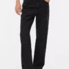 Jeans met hoge taille en rechte pijpen