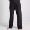 Jeans met hoge taille en rechte pijpen