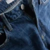Jeans met hoge taille en rechte pijpen