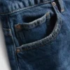Jeans met hoge taille en rechte pijpen