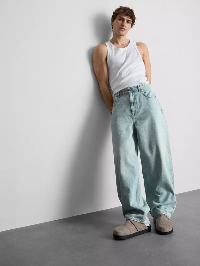 Jeans met middelhoge taille