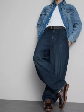 Jeans met middelhoge taille