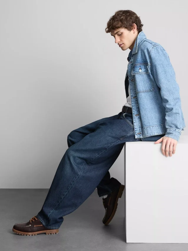 Jeans met middelhoge taille