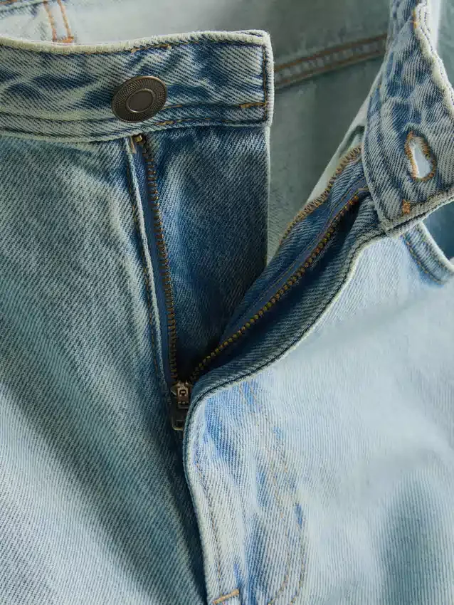 Jeans met middelhoge taille