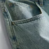 Jeans met middelhoge taille