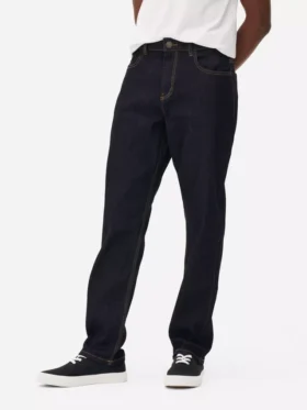 Jeans met rechte pijpen en middelhoge taille