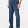 Jeans met rechte pijpen en middelhoge taille