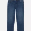 Jeans met rechte pijpen en middelhoge taille