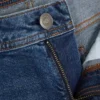 Jeans met rechte pijpen en middelhoge taille